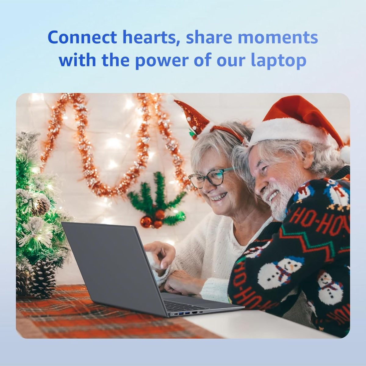 ⁦VIGSENUP Laptop, 12GB LPDDR5 RAM 1TB SSD, 15.6 Inch Laptop Computer, Win11 Pro, N95 Quad Core Processor, Up to 3.4GHz, Preinstall Office Pro Plus 2024, WiFi 5, BT 5.0, USB-C, Fingerprint,Gray⁩ - الصورة ⁦8⁩