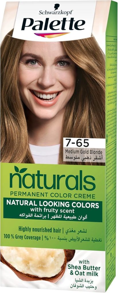 Schwarzkopf Palette Naturals 7-65 Medium Gold Blonde