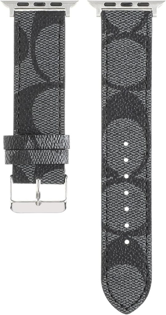 Apple Watch Band for Women,Compatible with Apple Watch Band 44mm 42mm 40mm 38mm,Leather Replacement Band Compatible with Apple Watch Series 6/5/4/3/2/1, iWatch SE