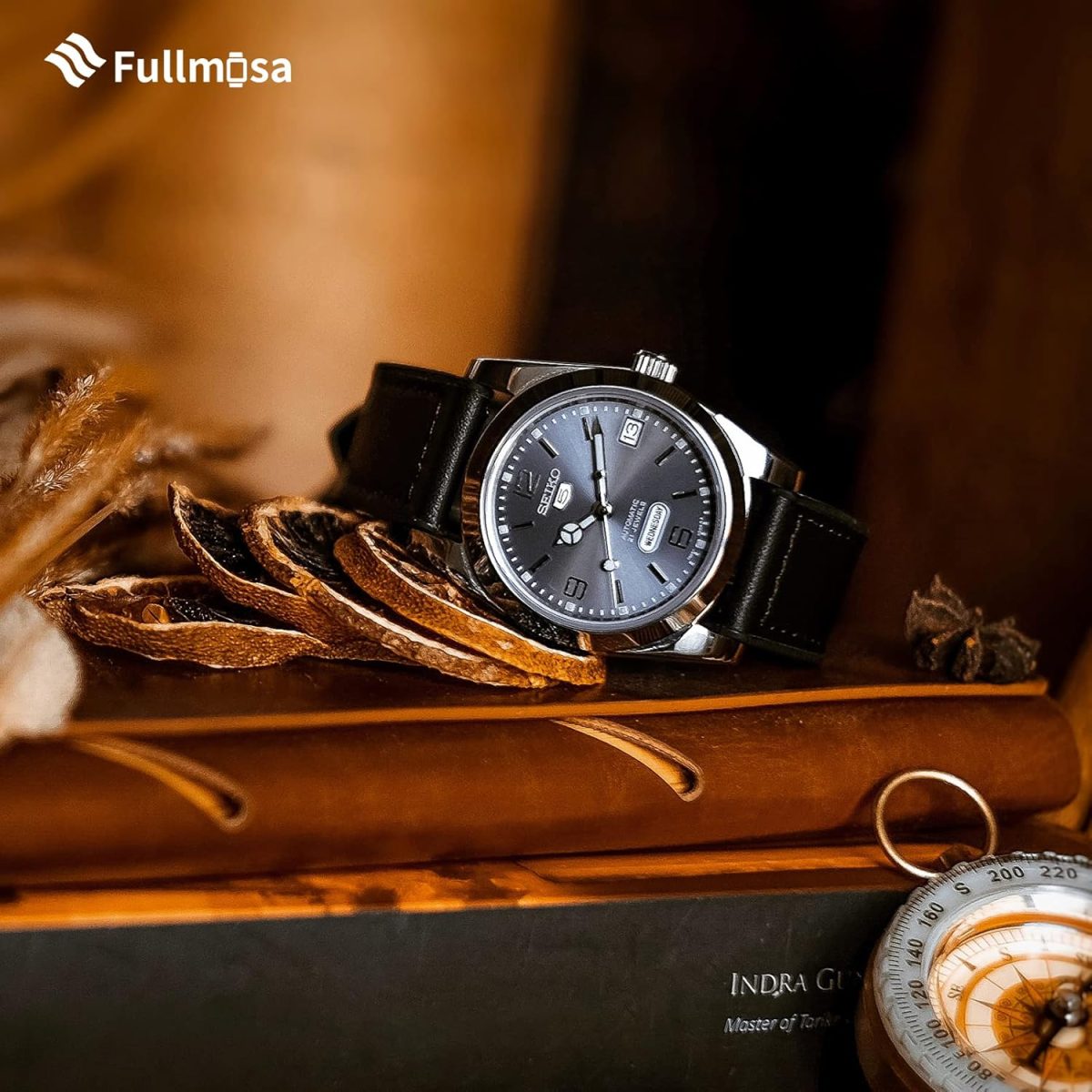⁦Fullmosa 20mm/22mm Watch Strap, Leather and Meex Smart Watch Strap Compatible with Amazfit/Huawei/Casio/Fossil, for Men and Women⁩ - الصورة ⁦3⁩