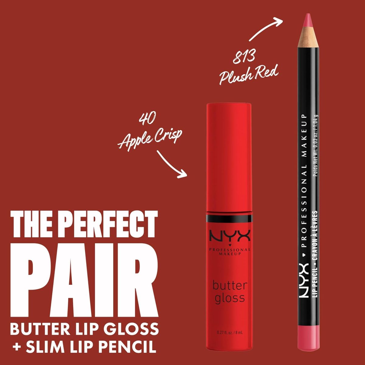 ⁦NYX Professional Makeup, Butter Gloss - Apple Crisp 40 800897197841⁩ - الصورة ⁦4⁩