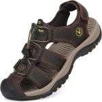 FLARUT Men's Sport Sandals Outdoor Hiking Sandals Closed Toe Athletic Lightweight Trail Walking Casual Sandals Water Shoes