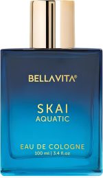 Bella Vita Luxury Organic SKAI AQUATIC Eau De Cologne Unisex Perfume For Men & Women 100 ML
