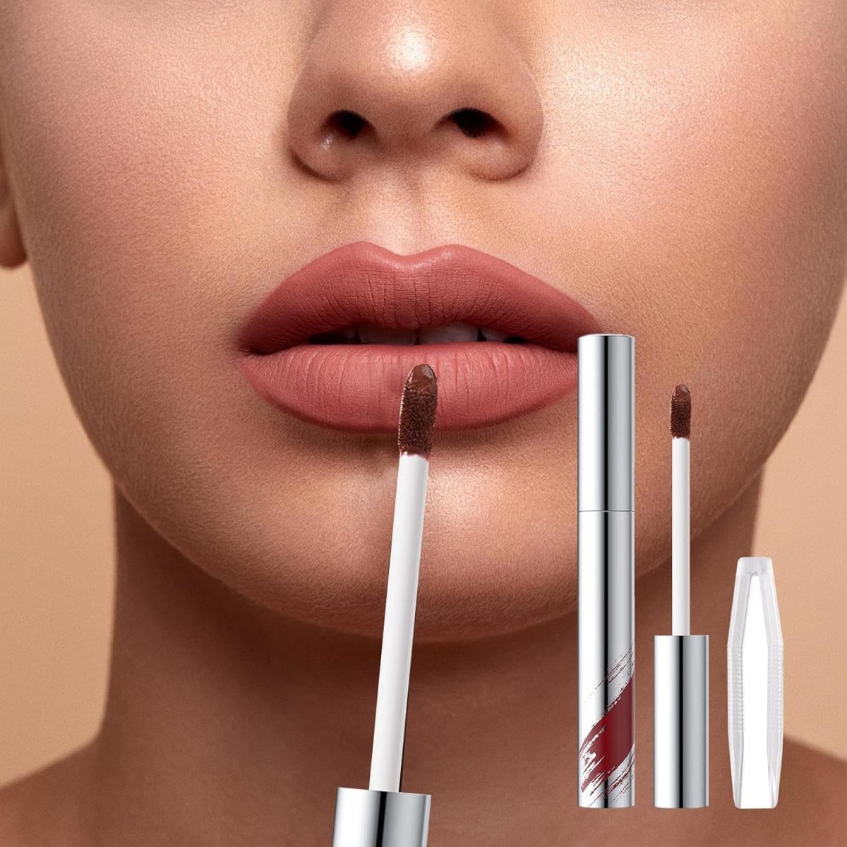 ⁦Generic Peel Off Lip Liner Stain - Waterproof Smudge-Proof Lip Liner Peeling Off - Women Girl Makeup For Outgoing, Dates, Business Trips, Stage Performance, Parties⁩ - الصورة ⁦8⁩