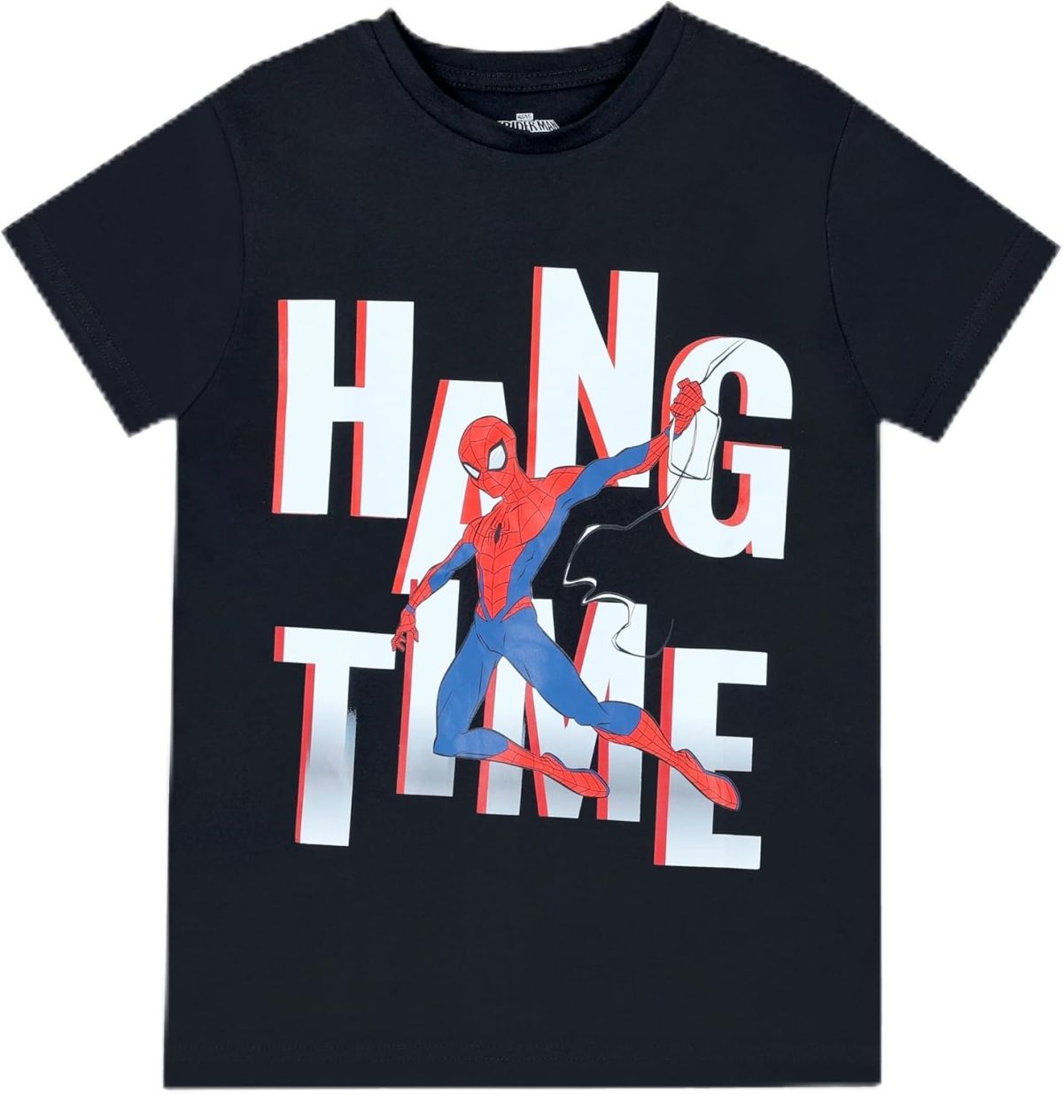 Marvel Boys Spiderman Kids's Boy's Short Sleeve 100% Cotton T-Shirt Western (pack of 1)