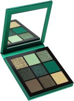 ⁦Huda Beauty Exclusive New Obsessions Eyeshadow Palette (Emerald), Multicolor, 1 Count (Pack of 1)⁩ - الصورة ⁦3⁩