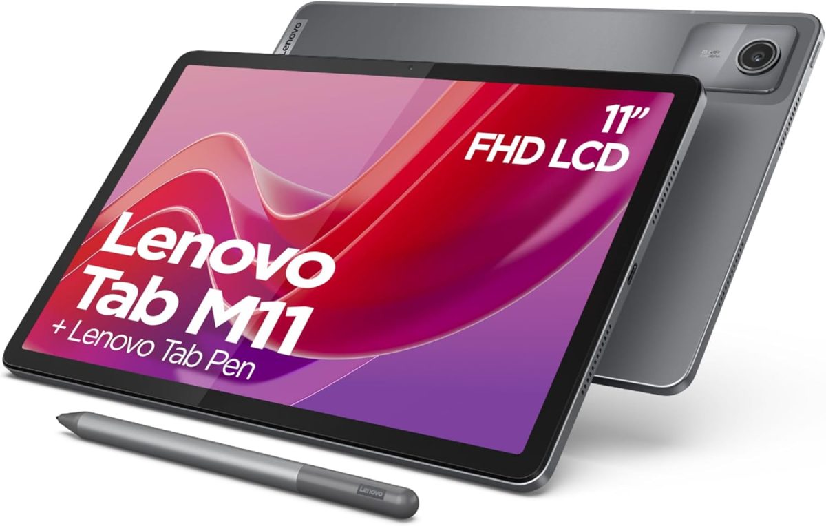 ⁦تابلت تاب ام 11 أندرويد، شاشة 11 بوصة FHD 1200p | 128 GB، قلم لينوفو تاب، واي فاي، ذاكرة RAM 4GB، لون رمادي لونا، مصمم للترفيه المحمول من لينوفو⁩ - الصورة ⁦2⁩