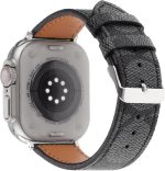 ⁦Apple Watch Band for Women,Compatible with Apple Watch Band 44mm 42mm 40mm 38mm,Leather Replacement Band Compatible with Apple Watch Series 6/5/4/3/2/1, iWatch SE⁩ - الصورة ⁦2⁩