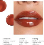 ⁦DENESTUP Lip Jam Hydrating Lip Gloss | Glittery Shiny Plumping Lip Gloss | High Gloss Glass-Like Nude Shiny Jelly Liquid Lipstick (5 Colours Set)⁩ - الصورة ⁦5⁩