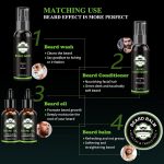 ⁦LOKDLAWEN Beard Kit for Men: Beard Wash, Conditioner, Oil, Balm, Brush, Comb, Scissors, Storage Bag, Gifts for Men, Dad, Husband, Boyfriend⁩ - الصورة ⁦6⁩