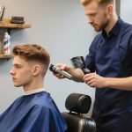⁦Blend Friend Professional Fade Comb Black Barber Hair Cutting Comb for Men & Boys, Self Haircut Tools for Fading & Blending, Salon or Home Use⁩ - الصورة ⁦2⁩
