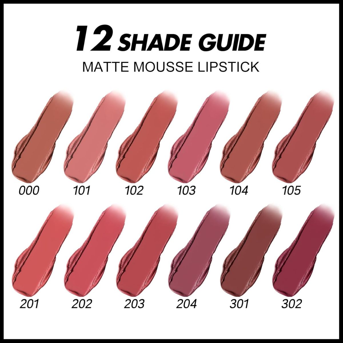 ⁦FOCALLURE Velvet Matte Liquid Lipstick, Satin-Finish Full Coverage Lip Color, High Pigmented Lip Stain for Cheeks and Lips Tint, Smooth Soft Lip Makeup, Lightweight, Quick-Drying, Milk Tea⁩ - الصورة ⁦5⁩