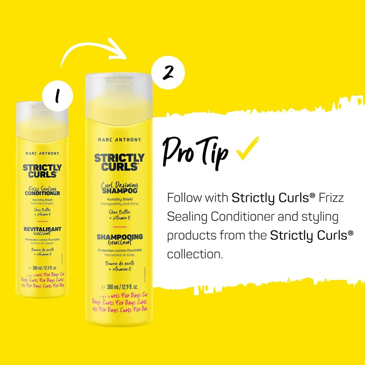⁦MARC ANTHONY STRICTLY CURLS SHAMPOO 380ML:003000⁩ - الصورة ⁦7⁩