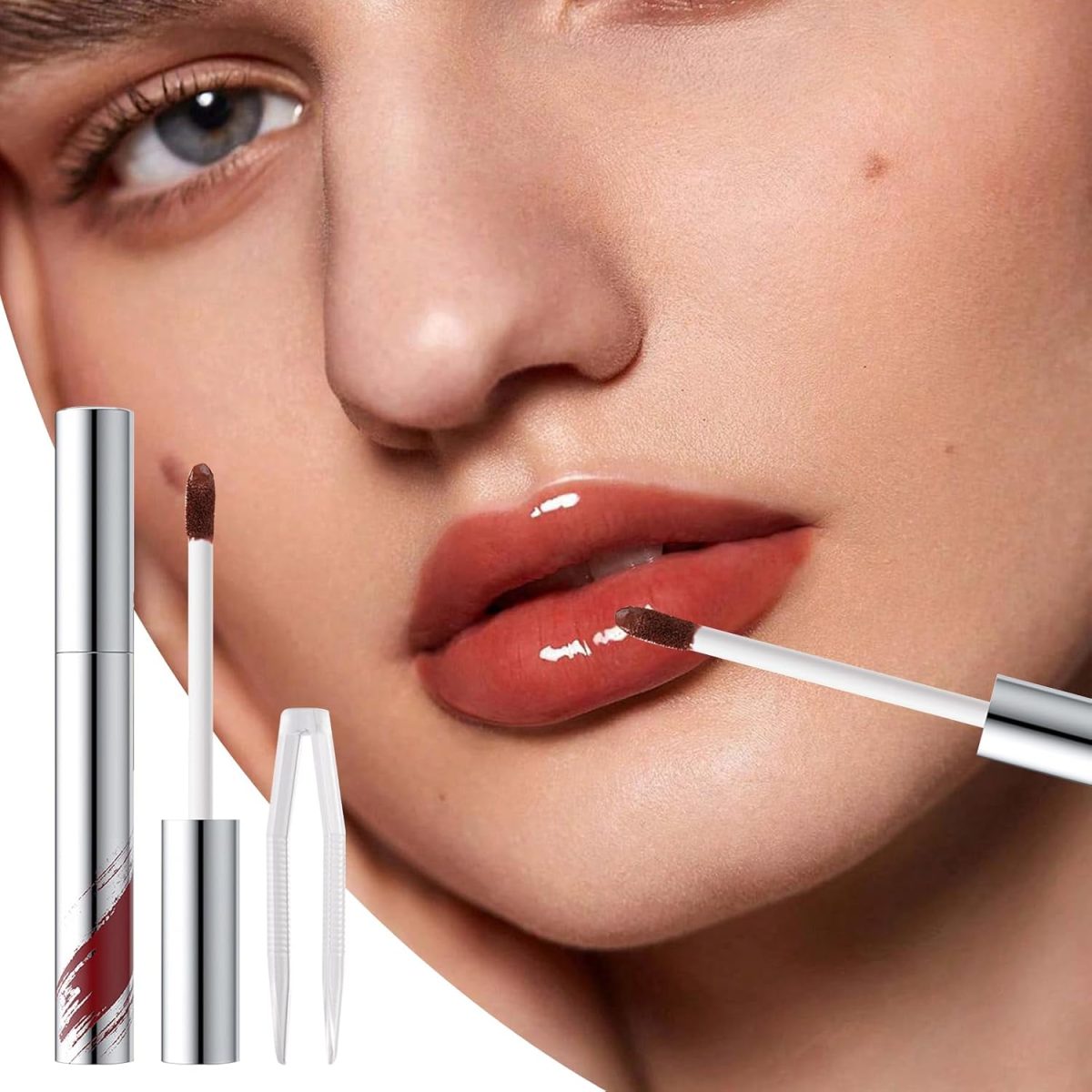 ⁦Generic Peel Off Lip Liner Stain - Waterproof Smudge-Proof Lip Liner Peeling Off - Women Girl Makeup For Outgoing, Dates, Business Trips, Stage Performance, Parties⁩ - الصورة ⁦3⁩