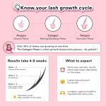 ⁦Cosmic Lash Serum Without Prostaglandins | Eyelash Growth Serum for Thicker, Longer, More Defined Lashes | 4-Month Supply XL Size | Made in USA | cGMPA Certified Lab⁩ - الصورة ⁦5⁩