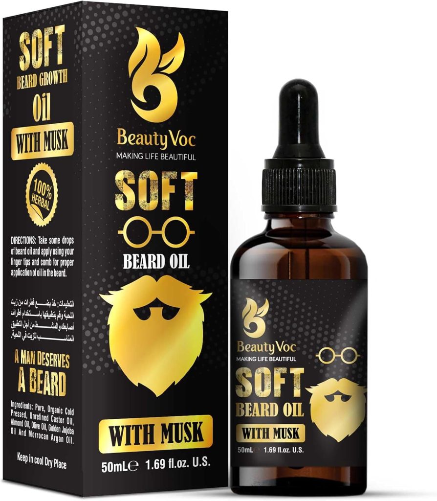 Beauty Voc Soft Beard Oil With Musk 50 ml