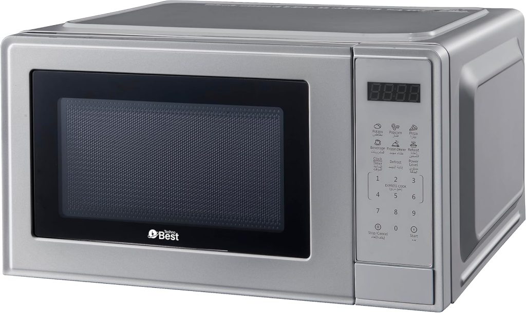 Techno Best 20 Liter 700W Microwave Oven with Push Button Control| Model No BMW-20LDS with 2 Years Warranty