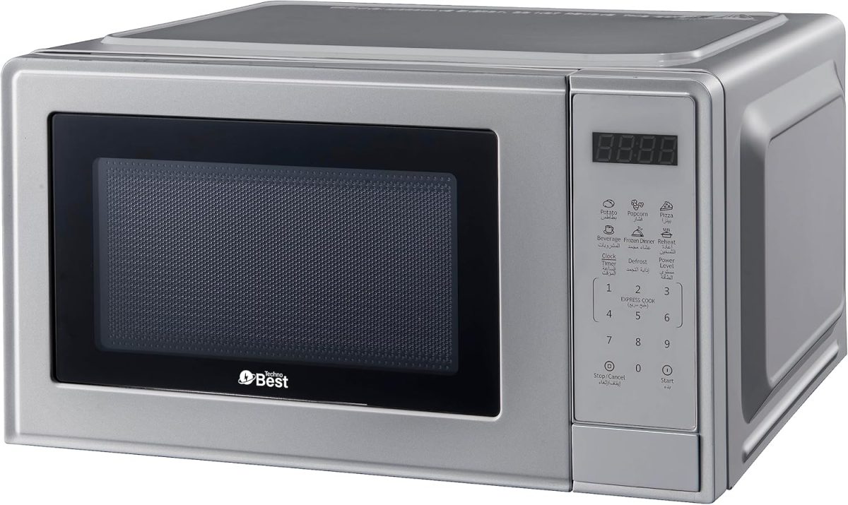Techno Best 20 Liter 700W Microwave Oven with Push Button Control| Model No BMW-20LDS with 2 Years Warranty