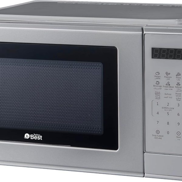 Techno Best 20 Liter 700W Microwave Oven with Push Button Control| Model No BMW-20LDS with 2 Years Warranty