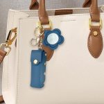 ⁦Lipstick Holder Keychain | PU Leather Lipstick Pouch,Fashion Makeup Storage Organizer for Women Girls Cosmetic Wallet⁩ - الصورة ⁦7⁩
