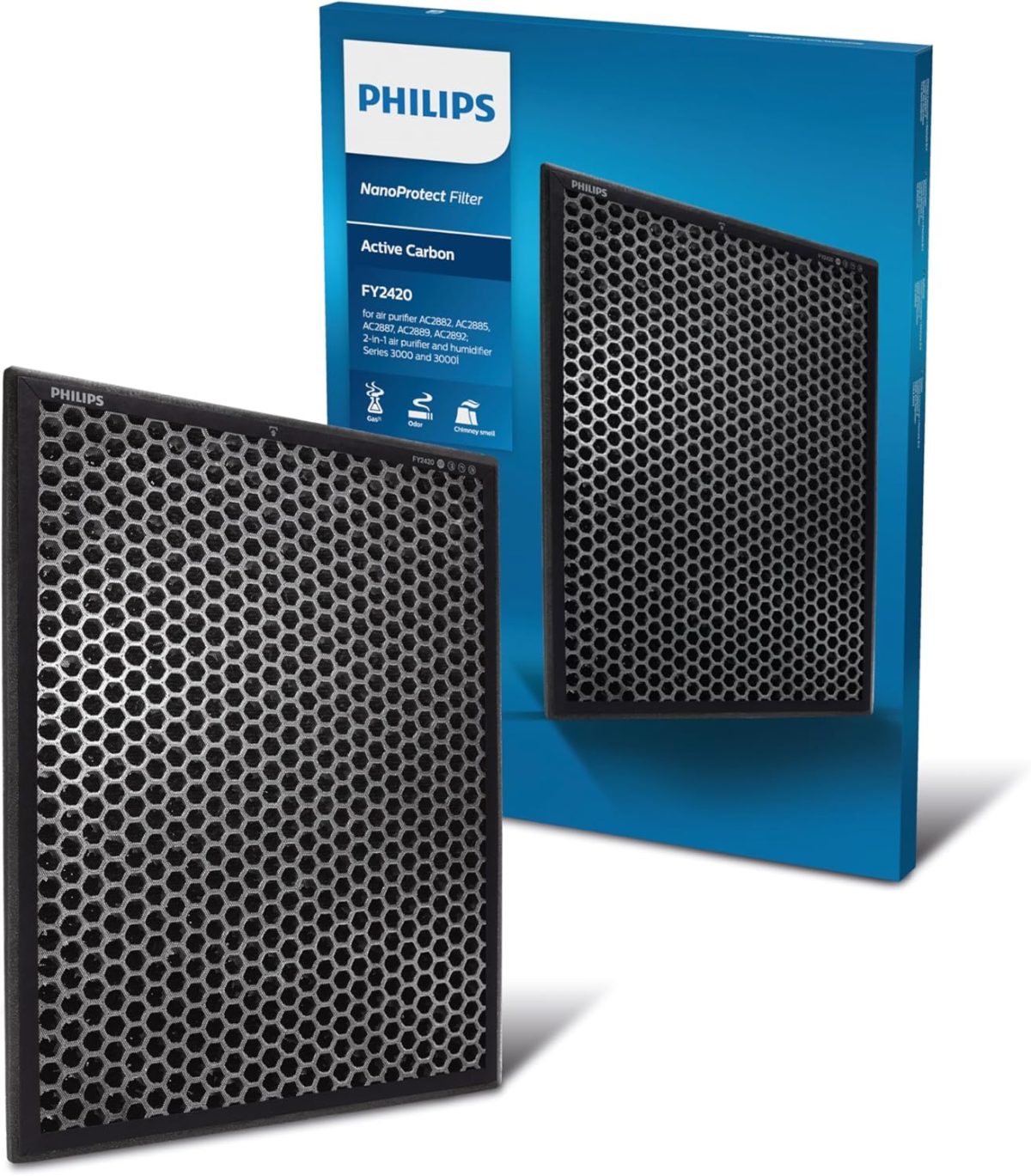 Philips Air Purifier AC Filter FY2420/30 for [AC2887 - AC3829 - AC2889/90] Recommended filter change period every 12 months