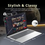 ⁦HP Pavilion 15.6" Touchscreen Laptop, Intel i3-1215U, 64GB RAM, 1.16TB Storage(1TB SSD + 160GB Docking Station Set), Intel UHD Graphics, Num Pad, Webcam, WiFi, Win 11 Pro, Silver⁩ - الصورة ⁦8⁩
