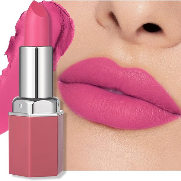 Erinde Matte Lipstick Waterproof, Pink Lipstick Long Lasting, 24 Hours Hold, Permanent Moisturising, Highly Pigmented Rimmel Lip Pen