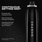 ⁦Morphe Continuous Setting Spray - Micro-Fine Setting Spray for Makeup with a Natural Finish - Helps Makeup Resist Caking or Fading & Increases Wear of Foundation (2.8 fl oz)⁩ - الصورة ⁦6⁩