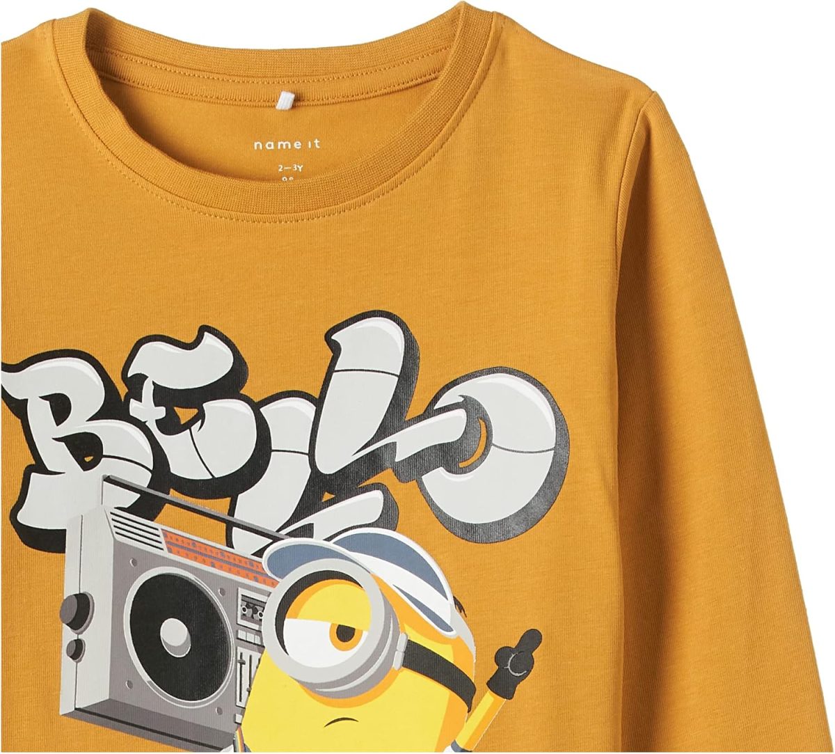 ⁦name it Boy's Minions Long-Sleeve T-Shirt⁩ - الصورة ⁦3⁩