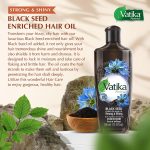 ⁦Vatika Naturals Olive Enriched Hair Oil 300 ml - With Goodness Of Blackseed - Amino Acids & Vitamins, For Nourishing & Protection Of Hair⁩ - الصورة ⁦2⁩