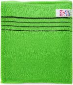 ⁦SUNGBO CLEAMY 9pcs Genuine Korean/Asian Exfoliating Bath Washcloth, Skin Massage (Green 6pcs, Red 3pcs) Genuine Korean Italy Towel, Removing Dry, Dead Skin Cells, Cleaning Pores, Reusable⁩ - الصورة ⁦4⁩