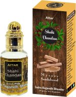 عطر شاهي شاندان ريل مايسور مصنوع من خشب الصندل يدوم طويلاً 12 مل من شركة أندرا سوجاندا، للرجال
