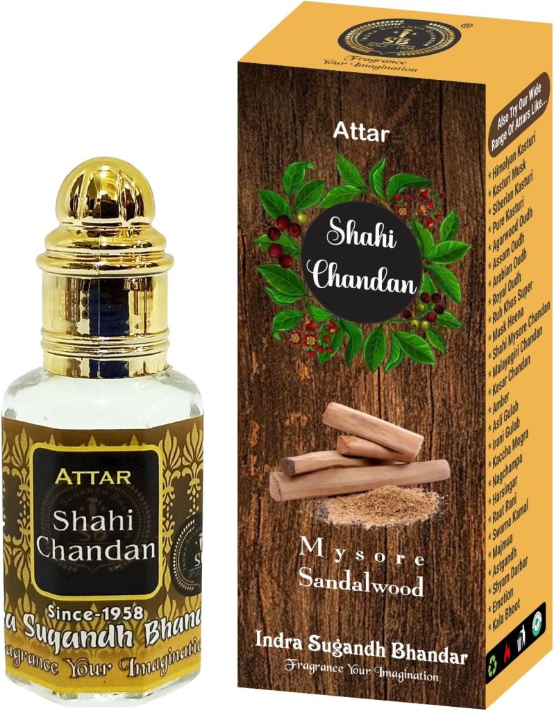 عطر شاهي شاندان ريل مايسور مصنوع من خشب الصندل يدوم طويلاً 12 مل من شركة أندرا سوجاندا، للرجال