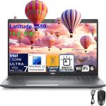 Dell Latitude 15 5000 5550 15.6" FHD Business Laptop Computer, Intel Ultra 7 155U (Beat i7-1355U), 64GB DDR5 RAM, 1TB SSD, WiFi 6, Bluetooth 5.3, Backlit Keyboard, Fingerprint Reader, Windows 11 Pro
