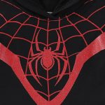 ⁦Marvel Miles Morales Spider-Man Girls Hooded Cosplay Tulle Dress for Toddlers⁩ - الصورة ⁦4⁩