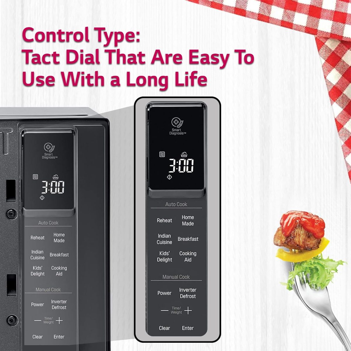 ⁦LG 42 Liter Solo Microwave Oven with Digital Control | Model No MS4295DIS with 2 Years Warranty⁩ - الصورة ⁦7⁩
