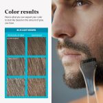 ⁦Just For Men Mustache & Beard, Beard Dye for Men with Brush Included for Easy Application, With Biotin Aloe and Coconut Oil for Healthy Facial Hair - Light Brown, M-25, Pack of 1⁩ - الصورة ⁦6⁩