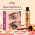 ⁦Grande Cosmetics GrandeDRAMA Intense Thickening Mascara with Castor Oil, Volumizing, Conditioning, Buildable Formula⁩ - الصورة ⁦2⁩