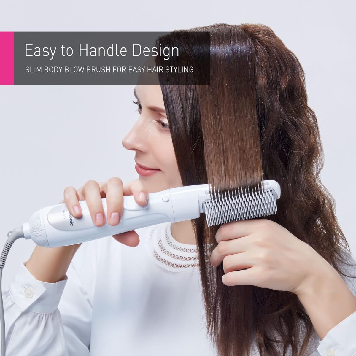 ⁦Panasonic EH-KA11 Hair Styler, White, MEDIUM⁩ - الصورة ⁦3⁩