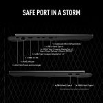 ⁦ASUS TUF Gaming F16 Inch FHD +165Hz,FX608JHR-RV001W,Intel Core i7 14650HX CPU 16-core,RTX5050 (8GB DDR7), DDR5 16GB RAM, 1TB M2 SSD,AR-EN Backlit Keyboard 1-Zone RGB,Dolby, FHD Cam,2.2KG,Win 11,Gray⁩ - الصورة ⁦4⁩