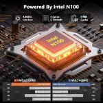 ⁦Z ZOLWAYTAC Gaming Laptop,Laptop Computer,16GB DDR4 512GB SSD,16 Inch,with Full Metal Housing,N100CUP(UP to 3.4Ghz),BT,WiFi,3XUSB3.2,Supports Type C Charging,Webcam,5000Mah Battery,Gray⁩ - الصورة ⁦2⁩