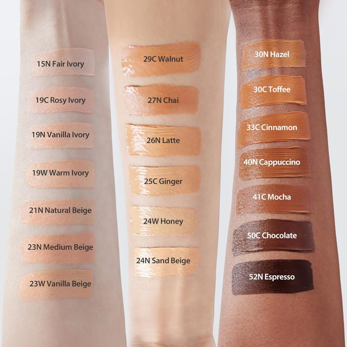 ⁦Milktouch Milky Glow Cushion Foundation | Christmas Filler | Viral Korean Cushion Foundation | Crystal Skin Rust Free Long Lasting Wrinkle Free Moisturizing⁩ - الصورة ⁦7⁩