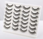 ⁦Newcally Lashes False Eyelashes Cat Eyes Wispy Natural Faux Mink Lashes 14 Pairs Pack Light Volume Short Fake Eye Lashes Multipack⁩ - الصورة ⁦5⁩