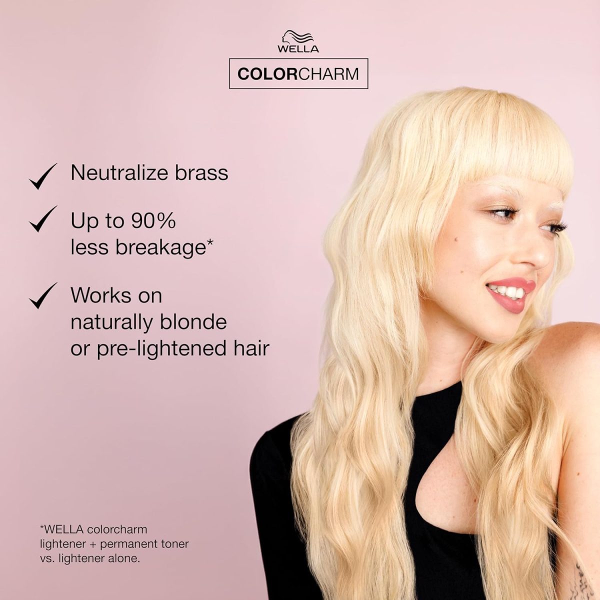 ⁦Wella ColorCharm Hair Toner, T14 Silver Lady, 1.4 fl oz⁩ - الصورة ⁦3⁩