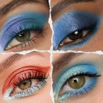 ⁦TINTARK Galactic Assemble Eyeshadow Palette Makeup, Glitter Shimmer Sparkle Metallic Eyeshadows, Blue Brown Eye Shadow Pallets Make up Waterproof, Talc Free⁩ - الصورة ⁦3⁩