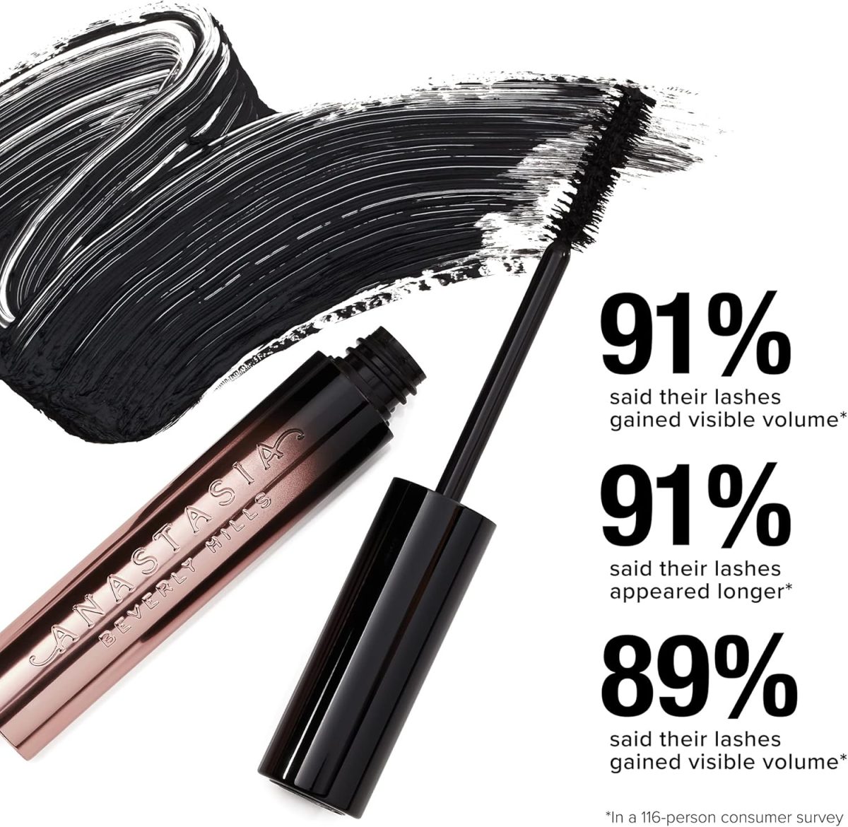 ⁦Anastasia Beverly Hills - Lash Brag Volumizing Mascara⁩ - الصورة ⁦3⁩
