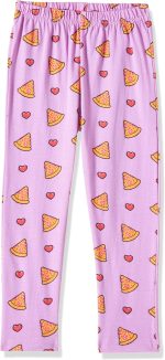 ⁦T2F Girls Cotton Printed Oversized Fit Crop Top and Pant Pajama Set⁩ - الصورة ⁦3⁩