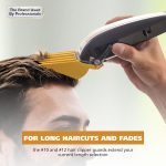 ⁦Wahl Hair Clipper Genuine Secure Fit Attachment Guard Set for Long Hair Styles and Fades, 2 Full Size Hair Clipper Guide Combs for Increased Cutting Performance - Model 3025025⁩ - الصورة ⁦2⁩
