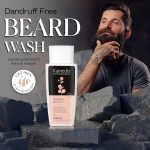 ⁦KAMEDIS Beard Wash - 6.7 Oz, Dandruff & Flake Free Ultimate Men's Shampoo, Contains Pyrithione Zinc & Salicylic Acid, Alleviates Itching & Irritation⁩ - الصورة ⁦7⁩