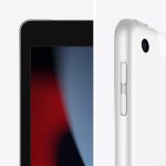 ⁦Apple (Refurbished) 2021 iPad (10.2-inch, Wi-Fi + Cellular, 64GB) - Silver (9th Generation)⁩ - الصورة ⁦3⁩